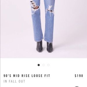 AGOLDE jeans size 26